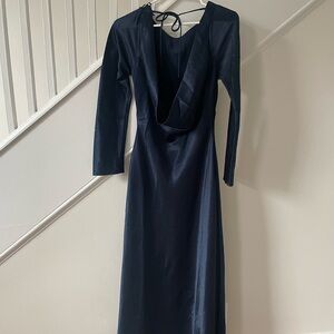 Abercrombie & Fitch Midnight Blue Backless Dress